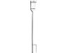 Merkloos / Sans marque Outside Living Industries Nederland B.V. Regenmeter - glas - met steel - 130 cm - 25 ml