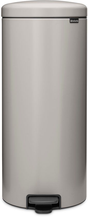 Brabantia NewIcon Prullenbak - 30 liter - Soft Grey