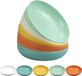 Set de vaisselle en plastique, 10 pièces, 14,5 cm, multicolore