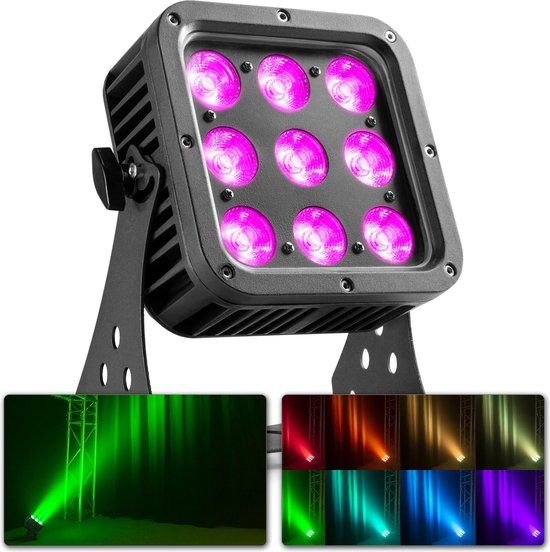 BeamZ StarColor 72 - LED Floodlight - IP65 - RGBW - DMX - Black