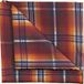 OLYMP Pochet oranje/blauw/wit, Ruit