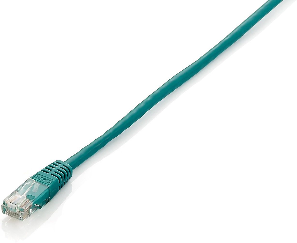 Equip Cat.6 U/UTP Patch Cable, 10m , Green