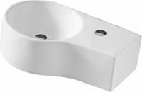 Clou Nemo Spring Bali II Handwasbakje - 440 x 275 mm - Wit - Porselein