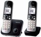 Panasonic Corp. Panasonic KX-TG6852SPB DUO Black Draadloze Telefoon