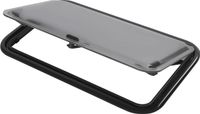 Fenêtre de ventilation pour camping-cars/caravanes, fenêtre latérale 700x400 mm, fenêtre coulissante, étanche, avec moustiquaire, noir