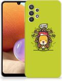 Samsung Galaxy A32 4G | A32 5G Enterprise Editie Telefoonhoesje met Naam Doggy Biscuit