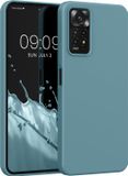 kwmobile telefoonhoesje geschikt voor Xiaomi Redmi Note 11 Pro / 11 Pro (5G) / 12 Pro (4G) - Hoesje met siliconen coating - Smartphone case in Arctische nacht