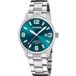 Calypso K5860/5 Polshorloge Unisex Groen Analoog Staal Zilverkleurig