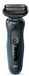 Braun Series 5 51-B1000s - Rasoir électrique pour hommes - Noir/Bleu