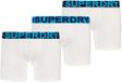 Superdry M3110476a Boxers 3 Pack - Men's XL - Triple Optic/Navy Blue