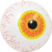 Merkloos Opblaasbare horror oogbal bal - dia 40 cm - Halloween versiering