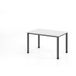 HAMMERBACHER Bureau Série H | Piètement à 4 pieds | réglable en hauteur | extrêmement stable, Taille plateau de table : 120 x 80 cm, Couleur plateau de table : Blanc, Couleur piétement : Graphite