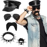Boland - Set Rocker - Volwassenen - Unisex - Rocker - 50's - Rock & Roll