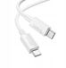 HOCO Câble USB-C vers USB-C 60W 1m Blanc