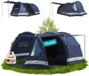 Skandika Kambo Tunneltent pour 4 personnes - Bleu foncé