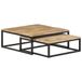 Maison Exclusive Set de 2 tables basses, bois de manguier massif