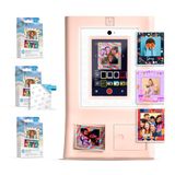 HP Sprocket Photo Booth Machine Instant Color Printer Pink Paper Bundel + Zink 3,5 x 4,25 inch Zink Sticky-Backed Sheets, 300 Pack Paper