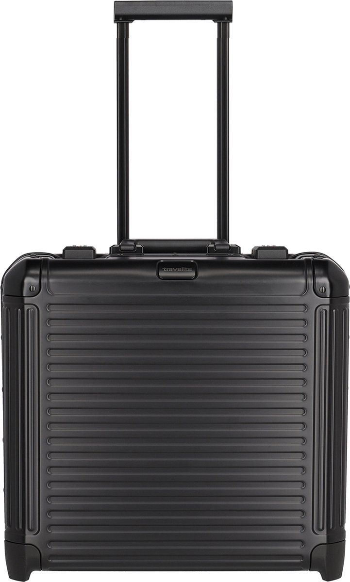 Travelite Next Business Trolley Aluminium Black 40 cm