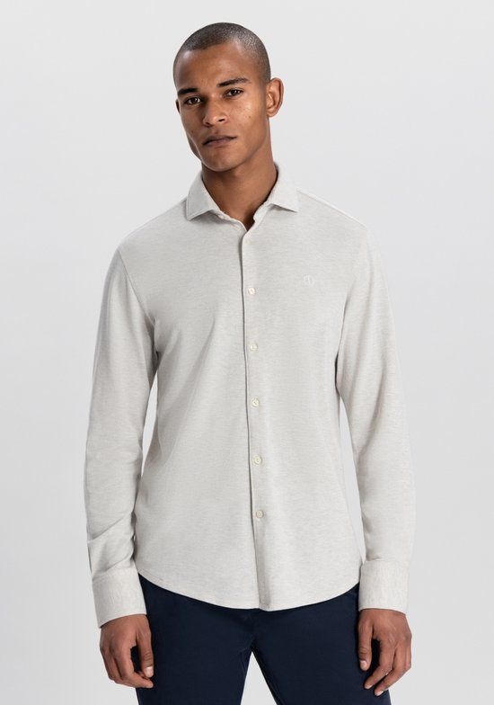 Dstrezzed Overhemd Kirk Ecru - Maat L - Heren - Casual