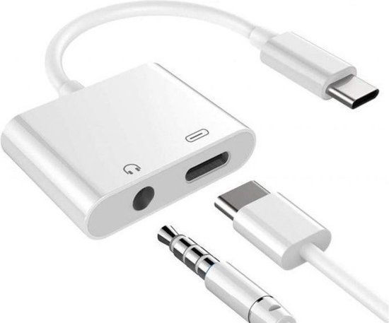 USB Type C Adapter 2 In 1 Splitter | USB C 3.5mm Jack | Samsung Galaxy