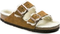 Birkenstock Arizona Fell Pantoffels - Sloffen - Dames - Bruin - Maat 41