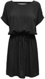 ONLY CHIARA ROBE MANCHES COURTES DOS BRETELLES EX PTM Noir