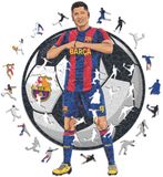 Iconic Puzzles FC Barcelona - Robert Lewandowski Vormpuzzel 270 stuk(s)