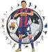 Iconic Puzzles FC Barcelona - Robert Lewandowski Vormpuzzel 270 stuk(s)