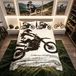 Icecat Housse de couette sportive pour garçons avec thème de motocross