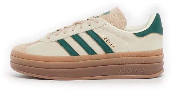 Adidas Gazelle Bold Cream Collegiate Green Dames Maat 42