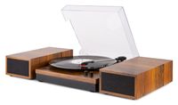 Fenton RP165 - Retro Platenspeler met Bluetooth, Speakers & Houten Design