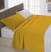 Italian Bed Linen Beddengoedset Natural Colour, katoen, mosterd/lichtgrijs, eenpersoons
