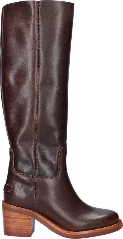 Shabbies Amsterdam Shabbies Puk Tuba Laarzen - Dames - Bruin - Maat 39