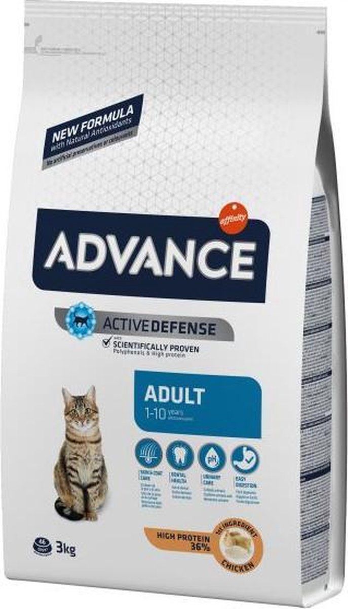 ADVANCE cat adult chicken / rice kattenvoer 3 kg