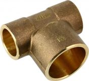 Bonfix soldeer t-stuk - 15 x 22 x 15 mm messing