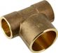 Bonfix soldeer t-stuk - 15 x 22 x 15 mm messing