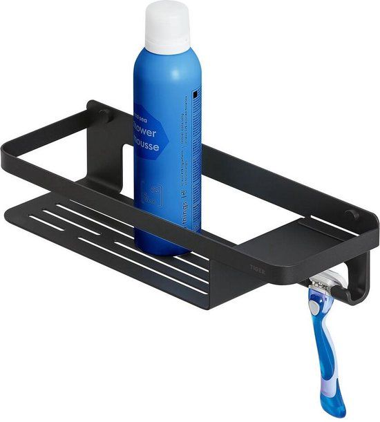 Tiger Caddy Douchemand met haak - 32 cm - Zwart