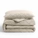 Sleeptime 2 in 1 Velvet Dekbed zonder Overtrek - 140 x 200 - Taupe/Grijs