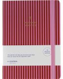 A-Journal My Journal - Agenda 2026/2027 - 18 maanden - Strepen Roze - A5
