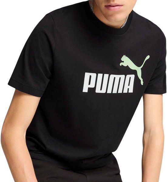 Puma Essentials 2 Color No. 1 Logo Shirt Heren - Maat S