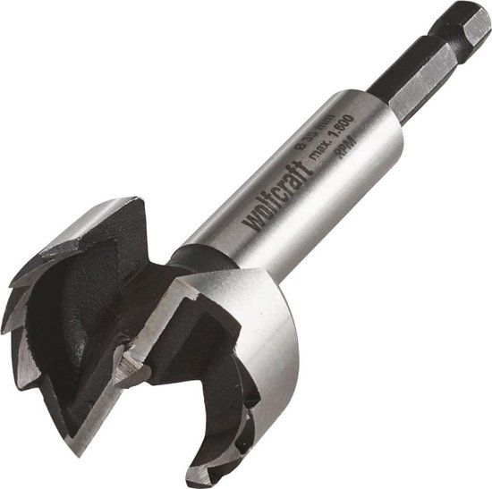 Wolfcraft Houtcilinderboor staal 3310000 - 35 mm