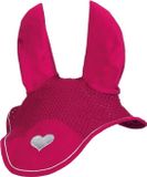 HKM Oortjes Sweet Valentine orenmutsje roze/zilver Cob