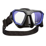 Scubapro D- Mask Wide blauw/zwart, drukregelaar set voor duiken in koud water, uniseks, volwassenen, blauw/zwart