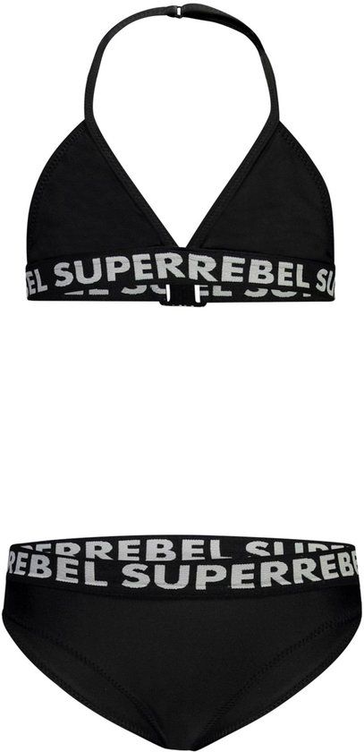 SuperRebel Isla Cool Triangle Bikini Meisjes Zwart