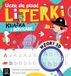 Uczę się pisać literki: Książka z rowkami. Wzory 3D. Zabawy grafomotoryczne, terapia ręki