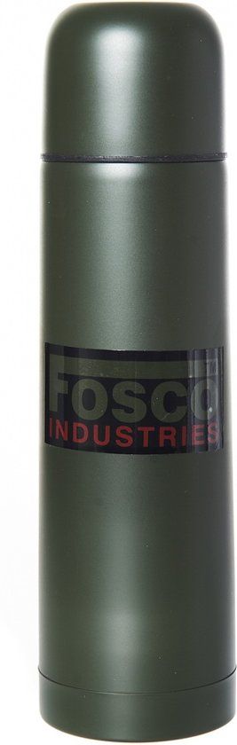 Fosco thermosfles 1 liter groen