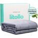 Litollo Couverture lestée en bambou 8 kg - Gris
