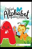 English Alphabet Coloring Booklet Color and Trace