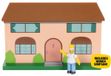 Merkloos Simpsons Poppenhuis diorama - Woonkamer - 2.5 inch schaal - Met Homer figuur