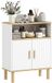 Homcom Armoire de salle de bain - Panneau de particules, Bois de pin - 60 x 29,5 x 76,5 cm - Blanc